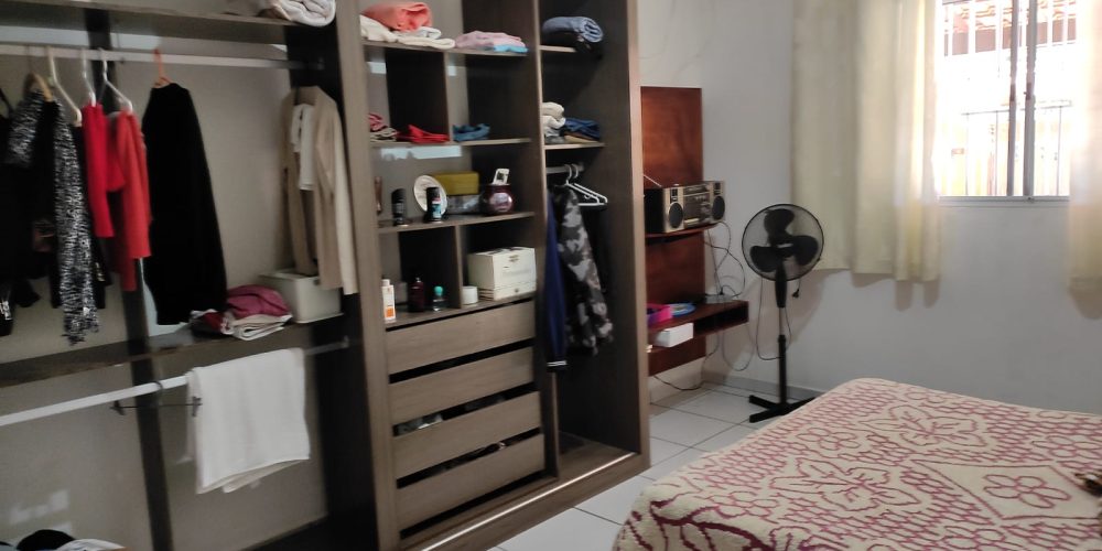Dormitorio casal da casa Porto velho Ilha Comprida l