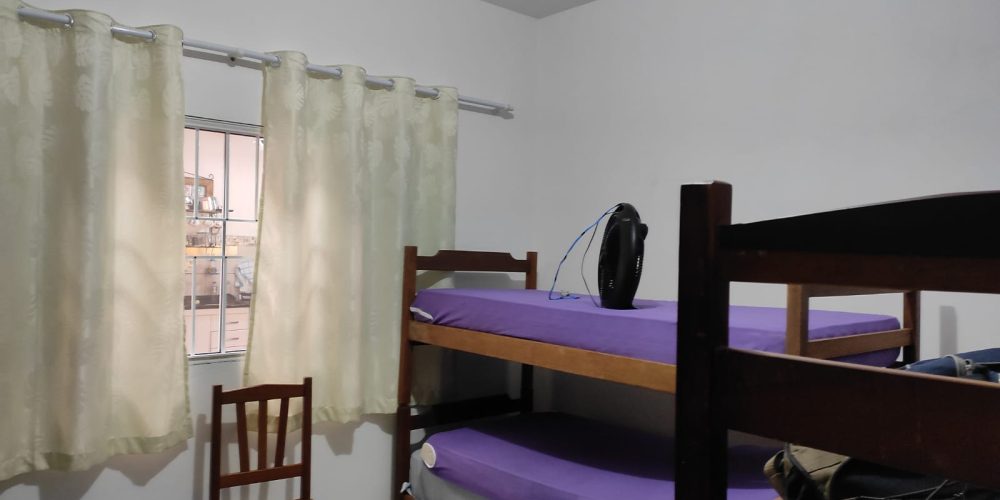 Dormitorio solteiro da casa Porto velho Ilha Comprida