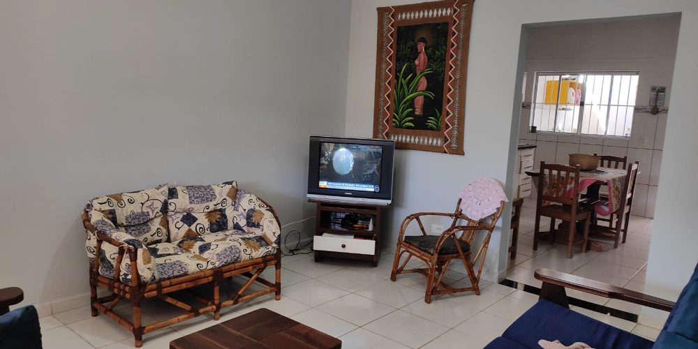 sala de estar da casa Porto velho Ilha Comprida